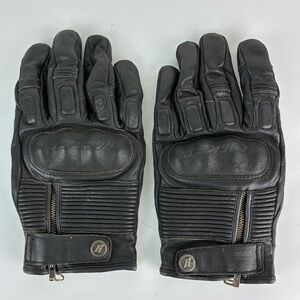 Joe Rocket men’s Briton leather motorcycle riders touchscreen Gloves size Large